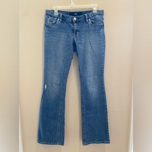 Mossimo Premium Denim Low Rise Boot Cut - size 4